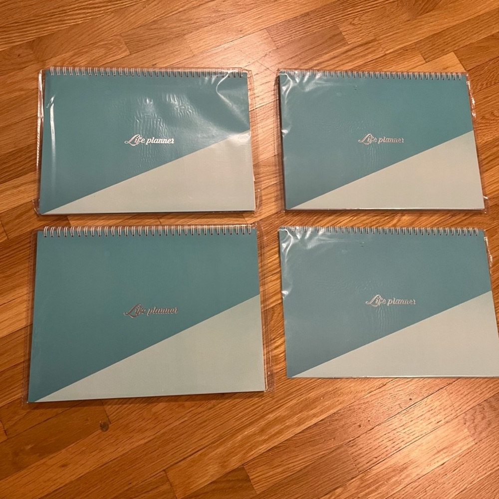 4 pk Miliko A4 Life/Daily Planner/Organizer-11.7" x8.4 Planner Sticker Included